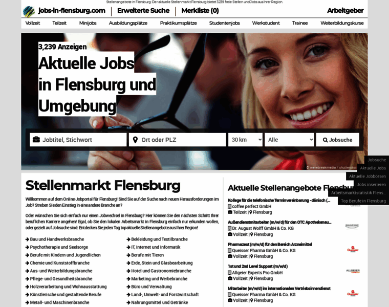 Jobs-in-flensburg.com thumbnail