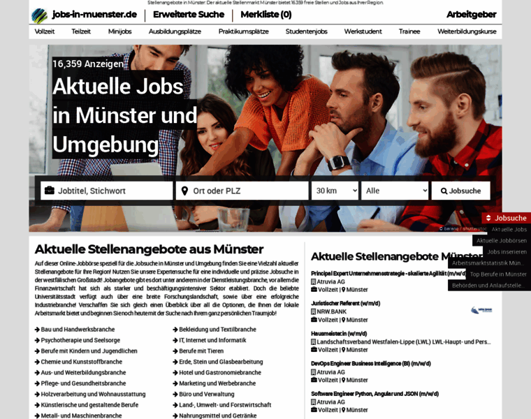 Jobs-in-muenster.de thumbnail