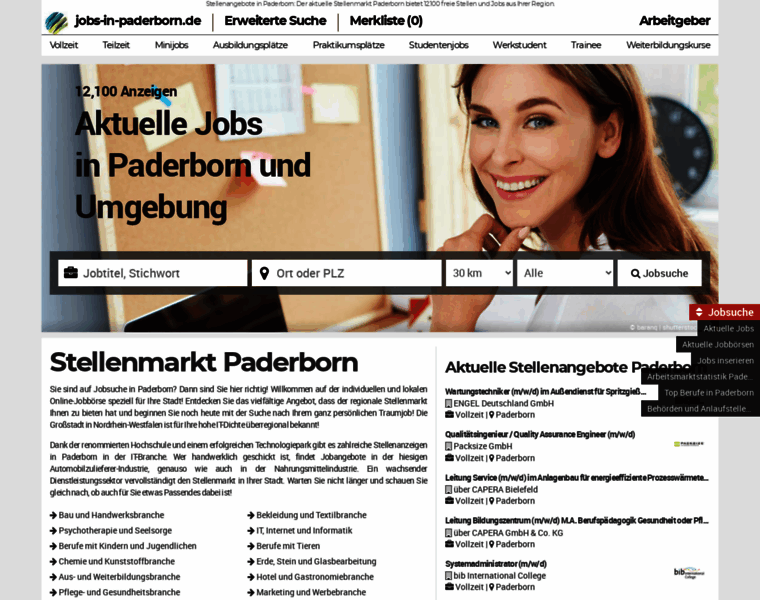 Jobs-in-paderborn.de thumbnail