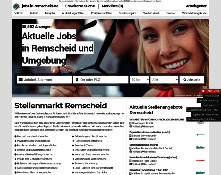 Jobs-in-remscheid.de thumbnail