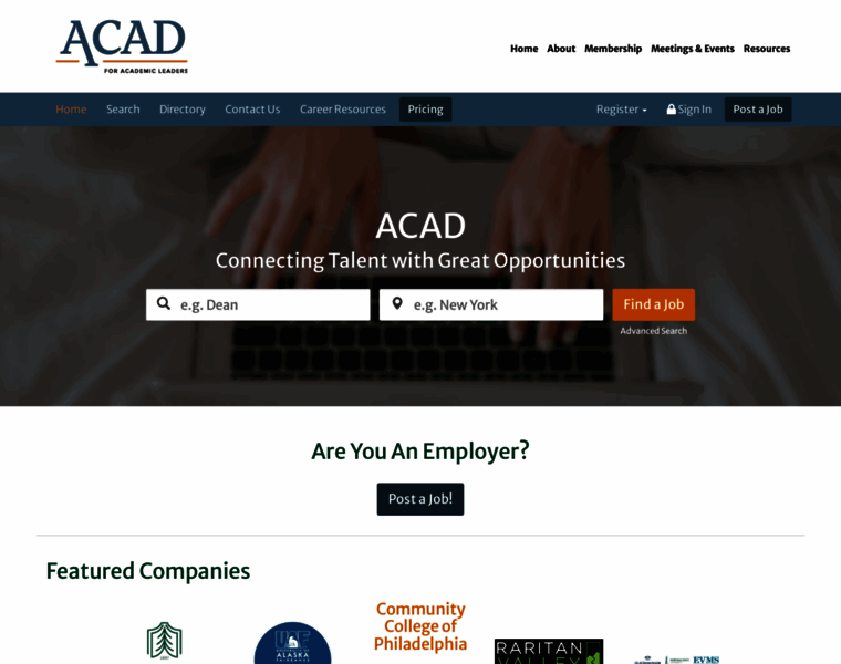 Jobs.acad.org thumbnail