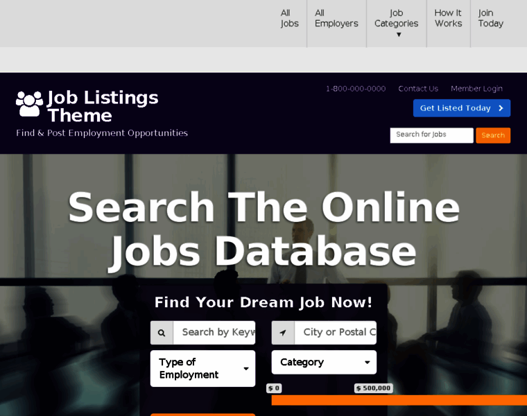 Jobs.demobootstrap.com thumbnail