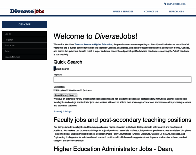 Jobs.diversejobs.net thumbnail