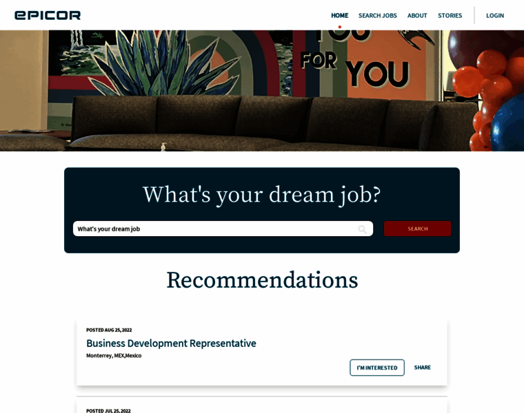 Jobs.epicor.com thumbnail