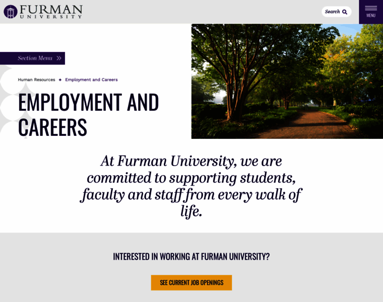 Jobs.furman.edu thumbnail