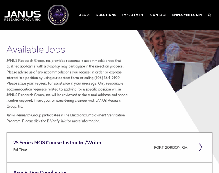 Jobs.janusresearch.com thumbnail