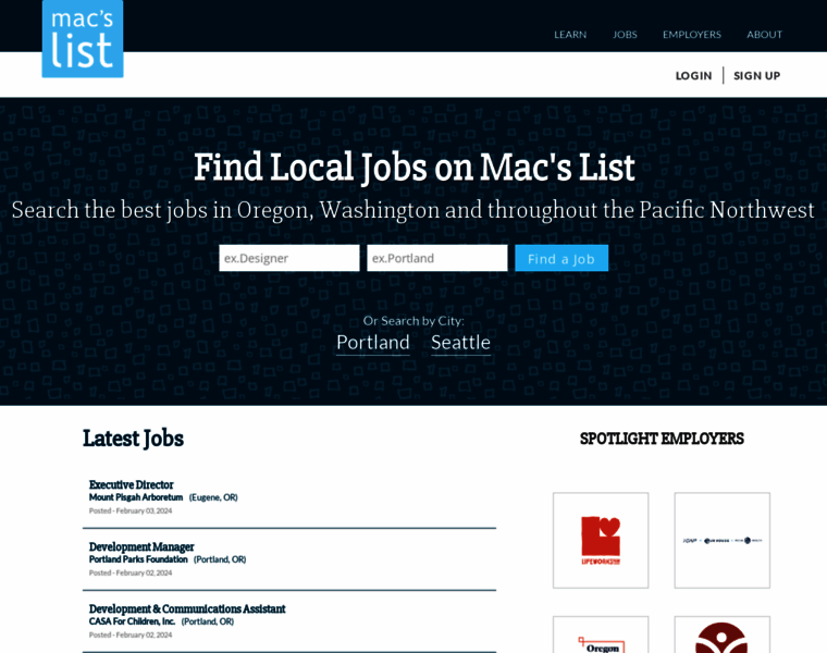 Jobs.macslist.org thumbnail