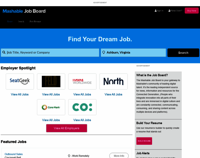 Jobs.mashable.com thumbnail