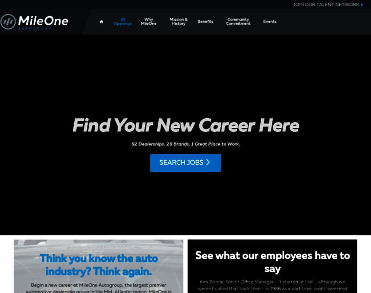 Jobs.mileone.com thumbnail