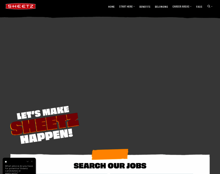 Jobs.sheetz.com thumbnail