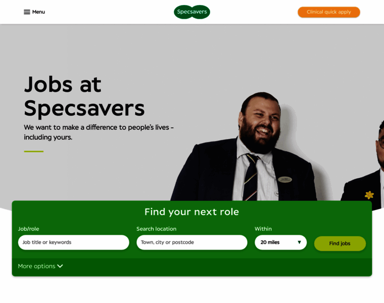 Jobs.specsavers.co.uk thumbnail