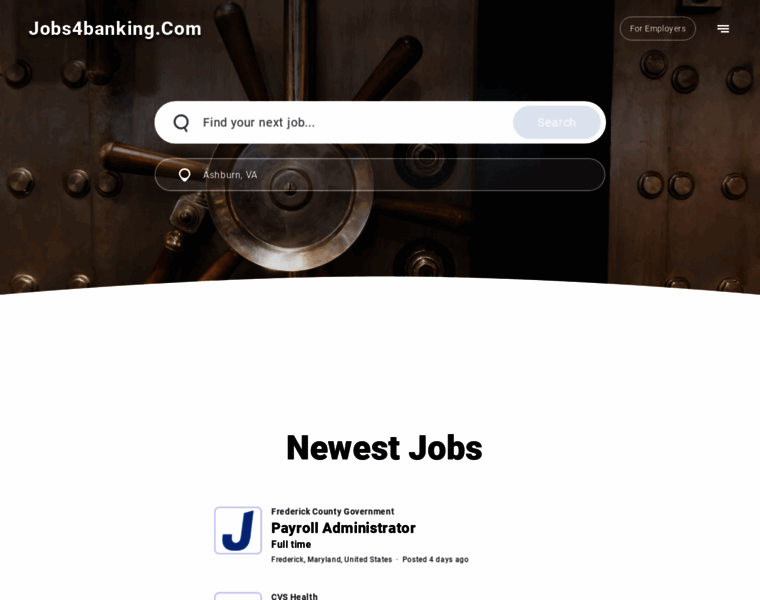 Jobs4banking.com thumbnail