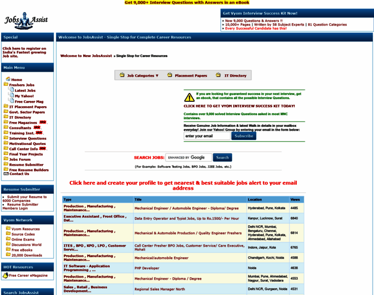 Jobsassist.in thumbnail Jobsassist.in thumbnail