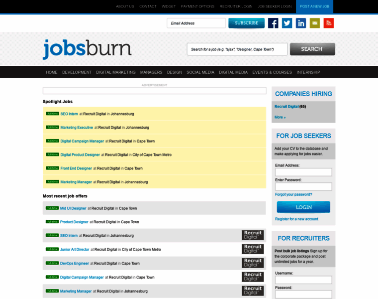 Jobsburn.com thumbnail