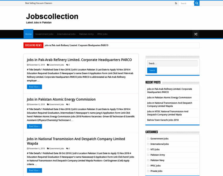 Jobscollection.net thumbnail