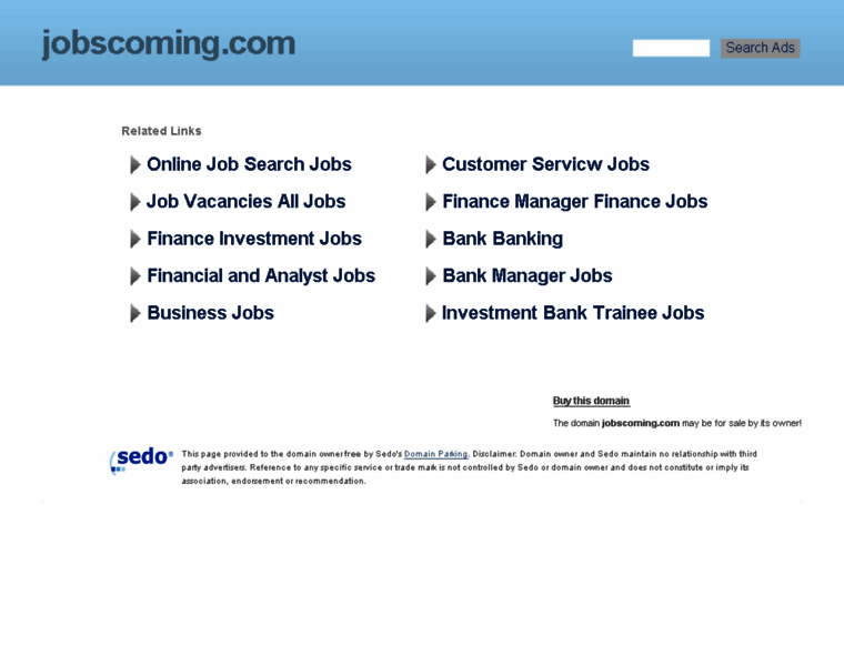 Jobscoming.com thumbnail