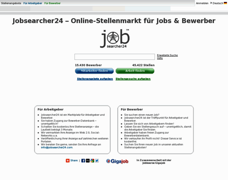 Jobsearcher24.com thumbnail