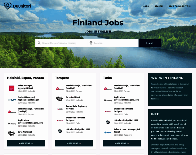 Jobsfinland.fi thumbnail