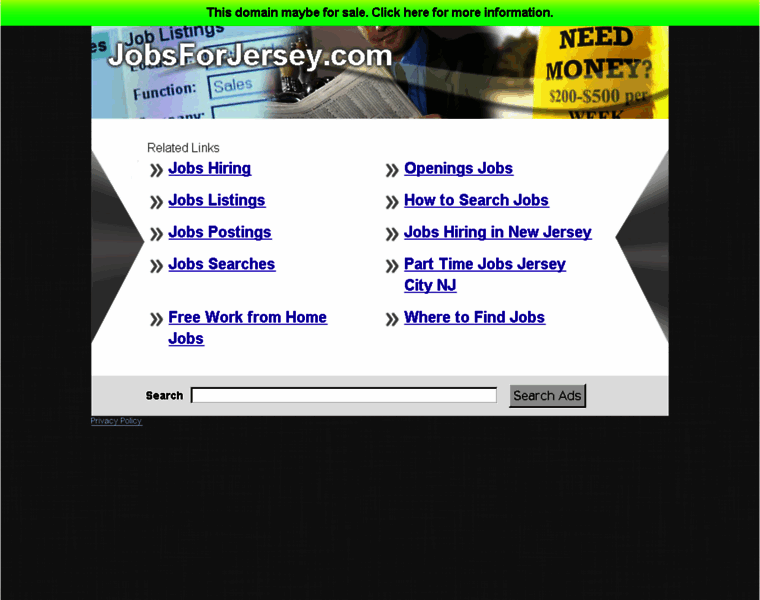 Jobsforjersey.com thumbnail