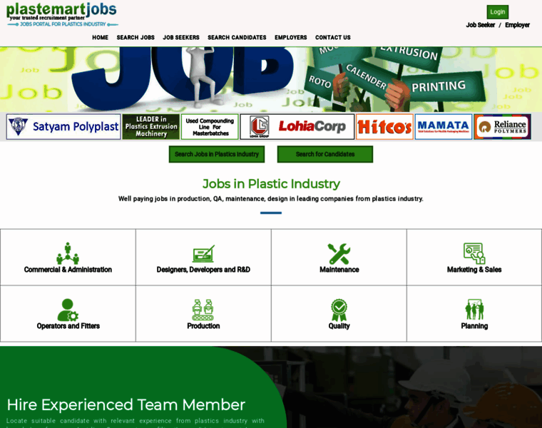 Jobsforplastics.com thumbnail