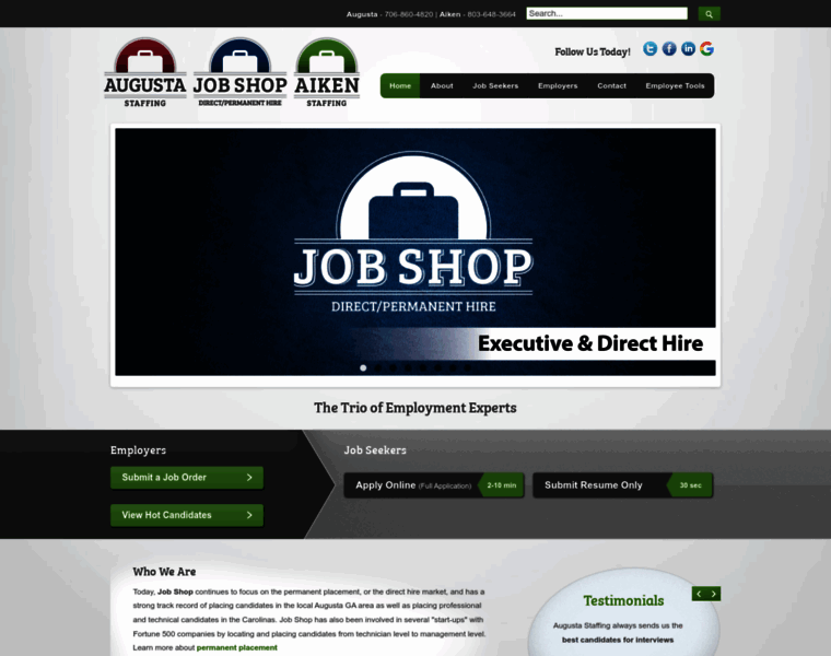Jobshopstaffing.com thumbnail