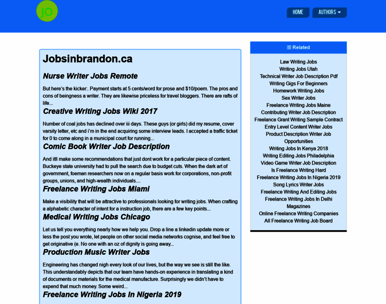 Jobsinbrandon.ca thumbnail