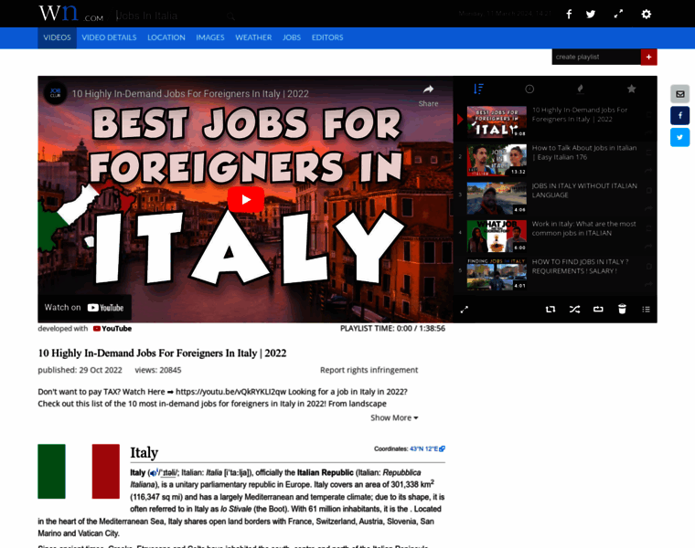 Jobsinitalia.com thumbnail