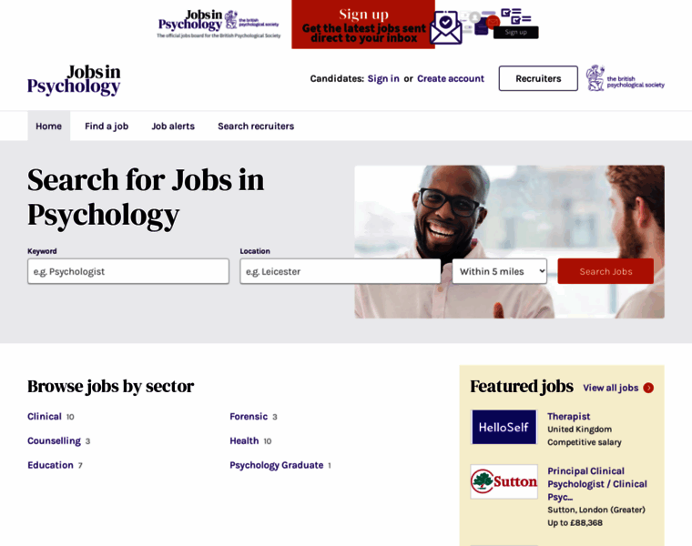 Jobsinpsychology.co.uk thumbnail