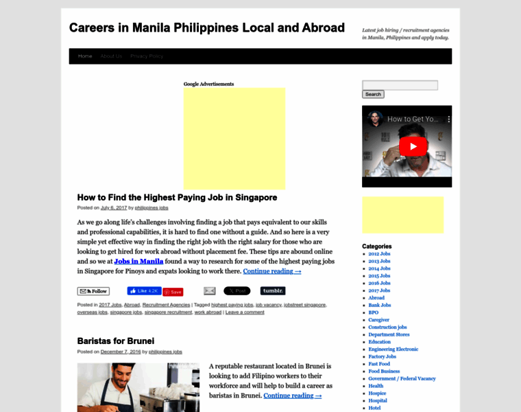 Jobsmanilaphilippines.com thumbnail