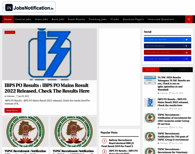 Jobsnotification.in thumbnail Jobsnotification.in thumbnail