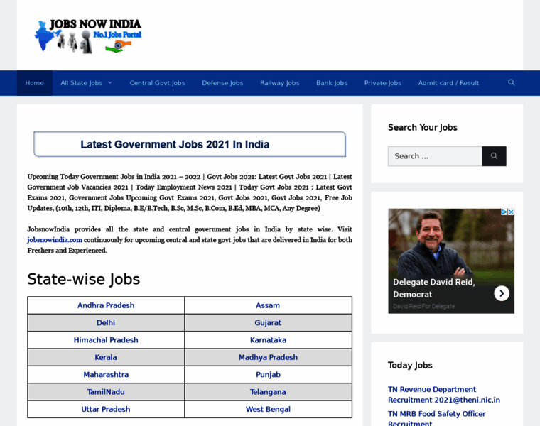 Jobsnowindia.com thumbnail