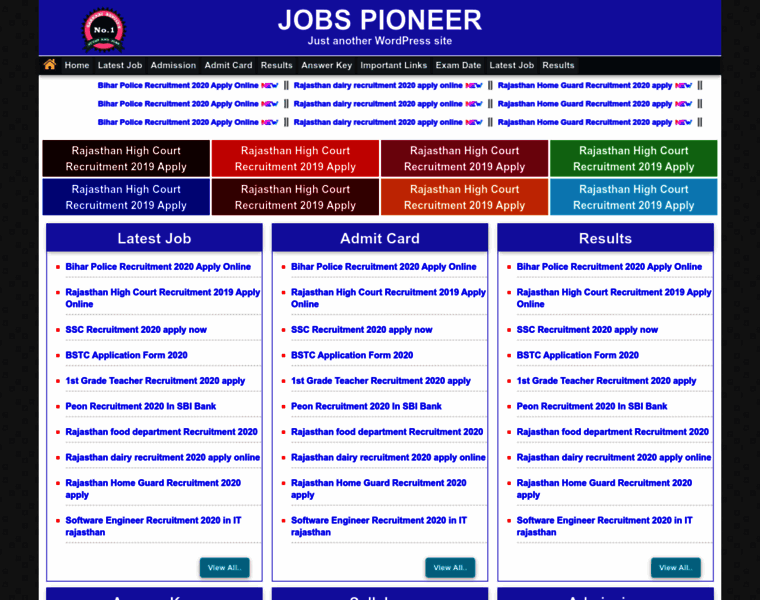 Jobspioneer-demo.w3templates.com thumbnail