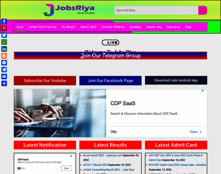 Jobsriya.com thumbnail