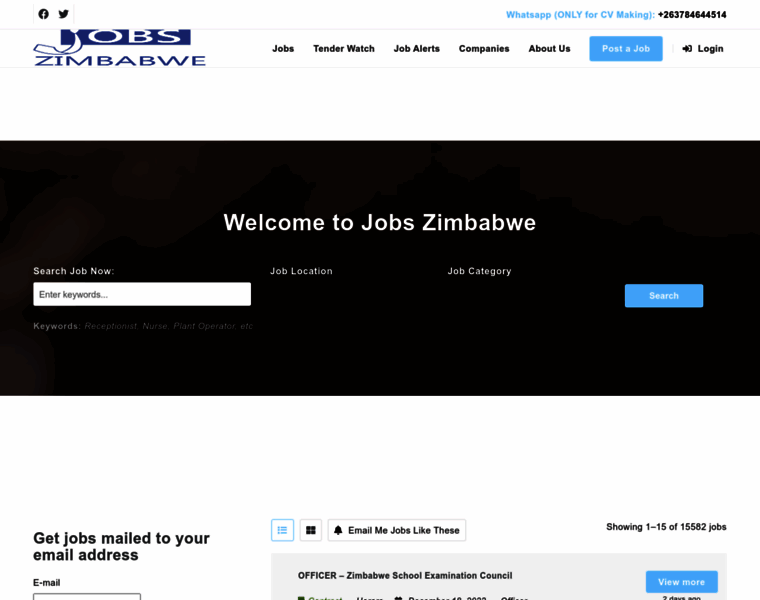 Jobszimbabwe.co.zw thumbnail