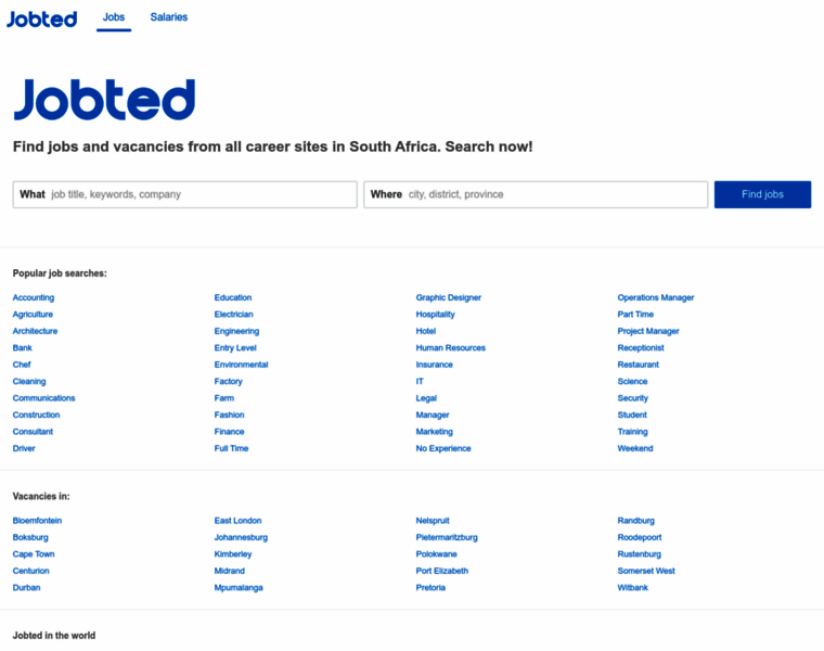Jobted.co.za thumbnail Jobted.co.za thumbnail