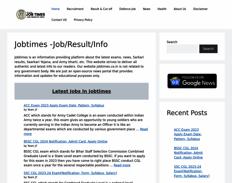 Jobtimes.co.in thumbnail
