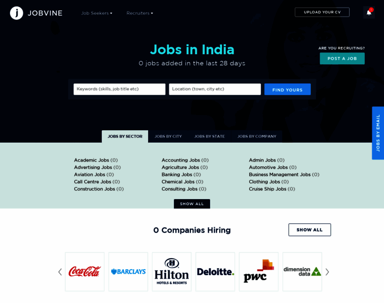 Jobvine.co.in thumbnail
