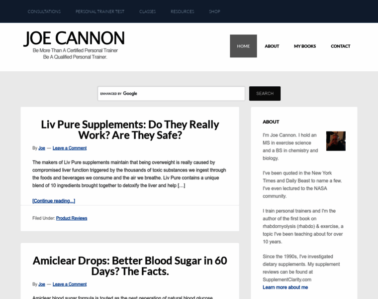 Joe-cannon.com thumbnail