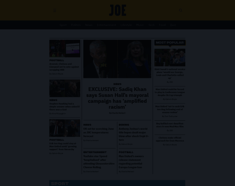 Joe.co.uk thumbnail