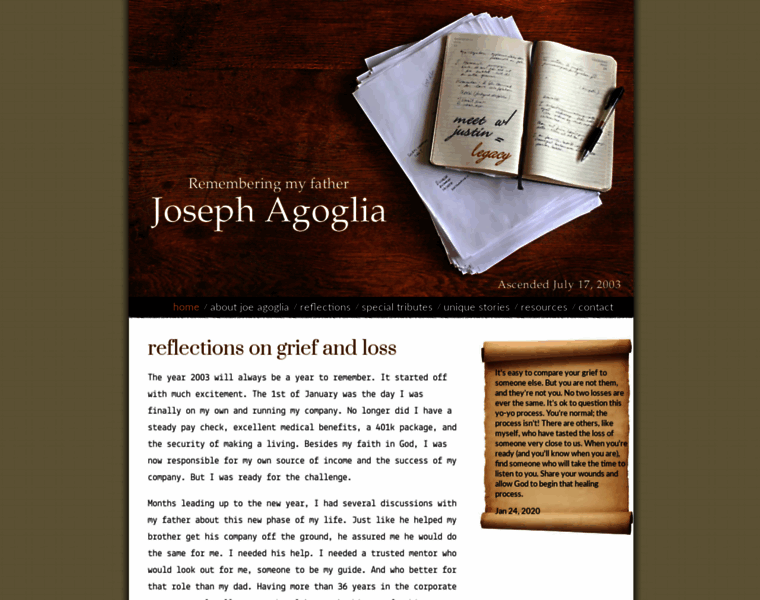 Joeagoglia.com thumbnail