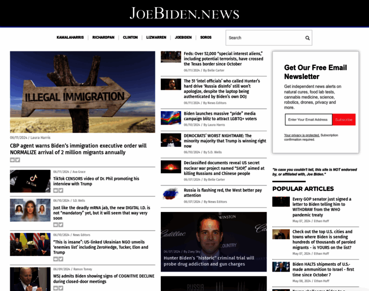 Joebiden.news thumbnail