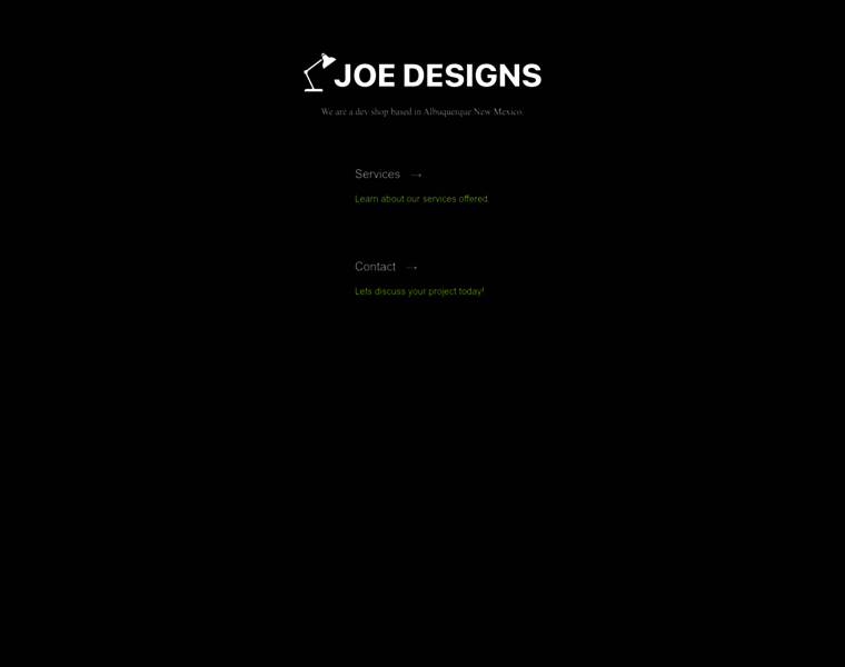 Joedesigns.com thumbnail