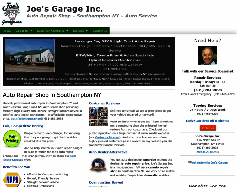 Joesgarageinc.net thumbnail