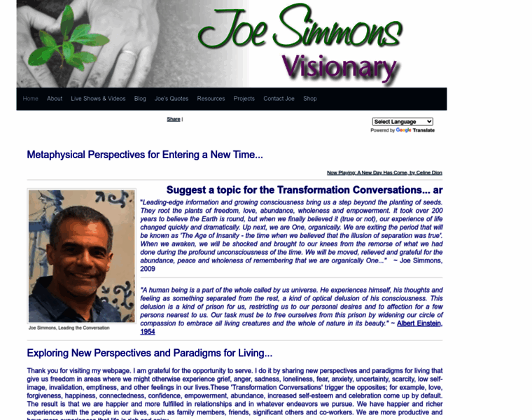 Joesimmons.org thumbnail