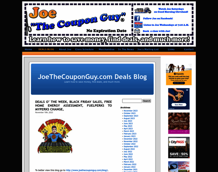 Joethecouponguy.com thumbnail