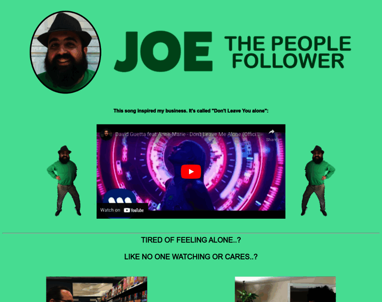 Joethepeoplefollower.com thumbnail