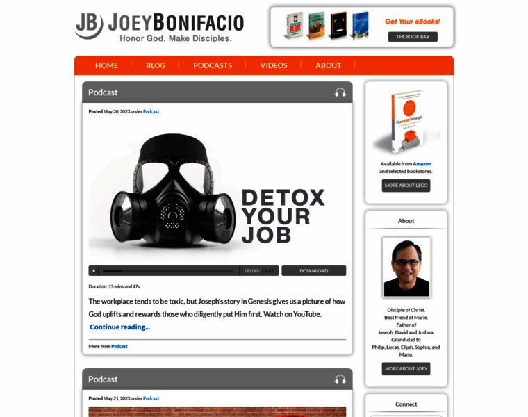 Joeybonifacio.com thumbnail