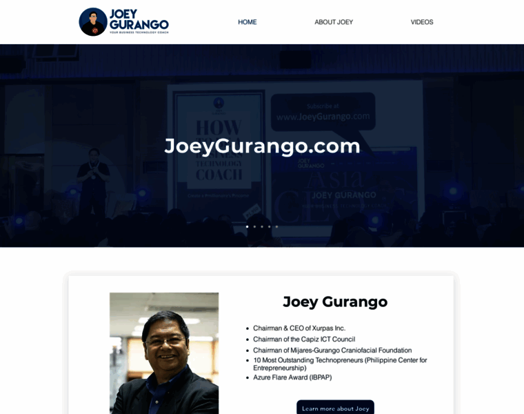 Joeygurango.com thumbnail