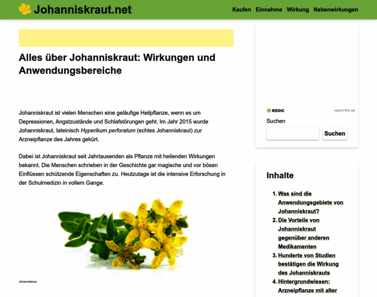 Johanniskraut.net thumbnail
