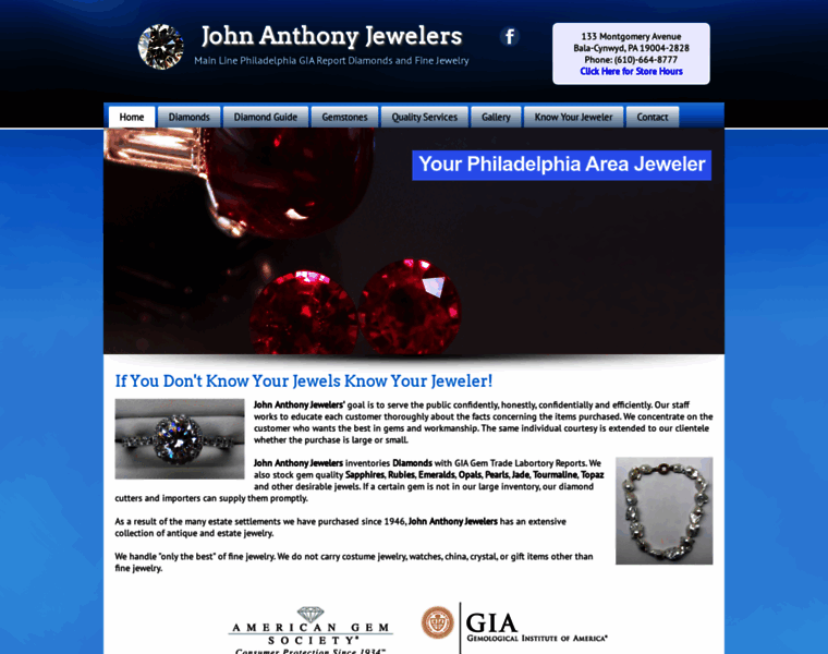 Johnanthonyjewelers.com thumbnail